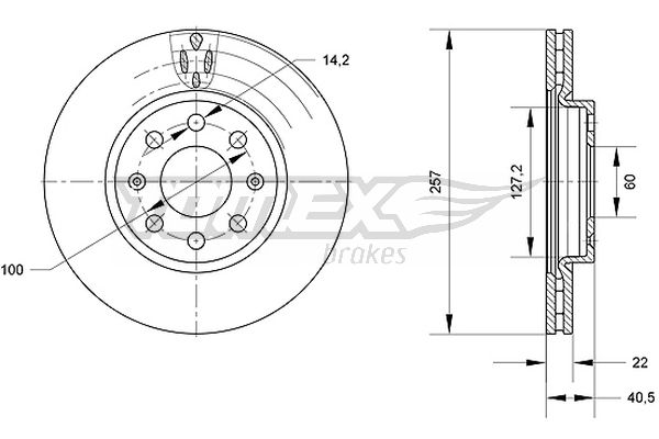 TOMEX Brakes TX 70-85...